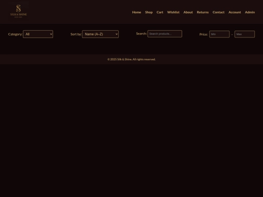 products screenshot