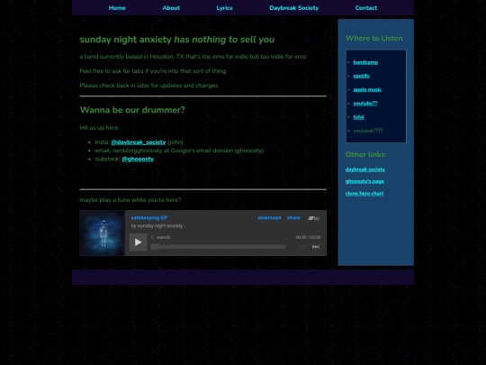 index screenshot