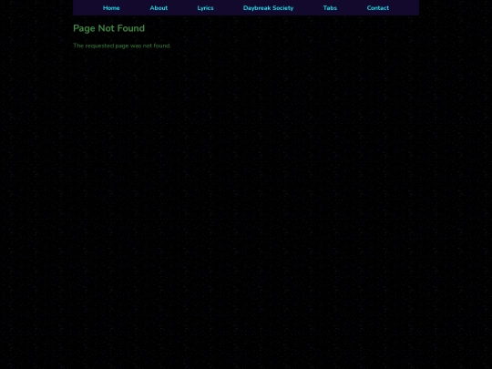 not_found screenshot