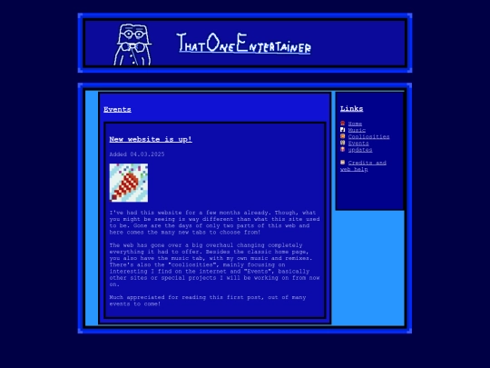 events screenshot