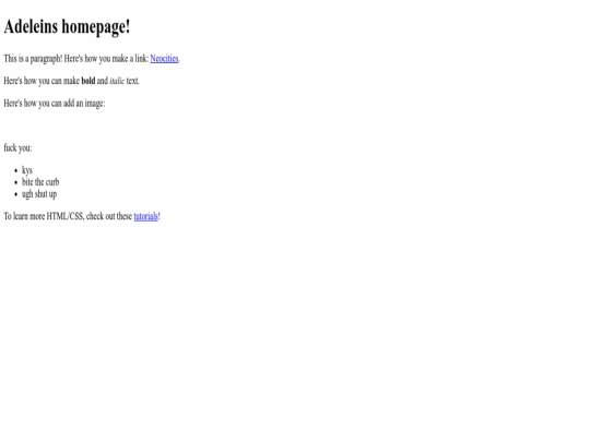 index screenshot