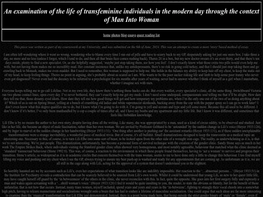 essays/An-examination-of-the-life-of-transfeminine-individuals-in-the-modern-day-through-the-context-of-Man-Into-Woman screenshot