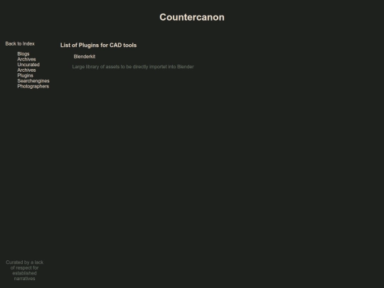 Plugins screenshot