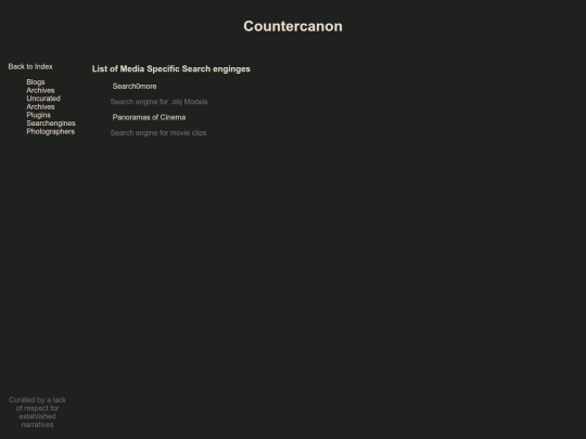 Searchengines screenshot