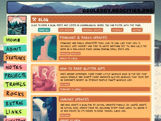 blog screenshot