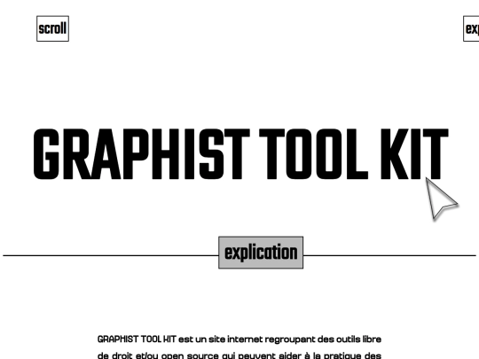 Toolkit screenshot