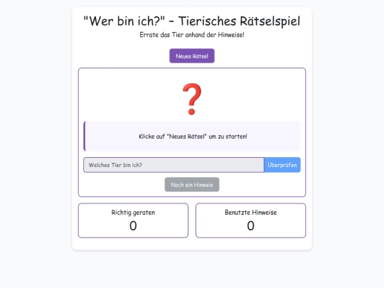 wer bin ich screenshot