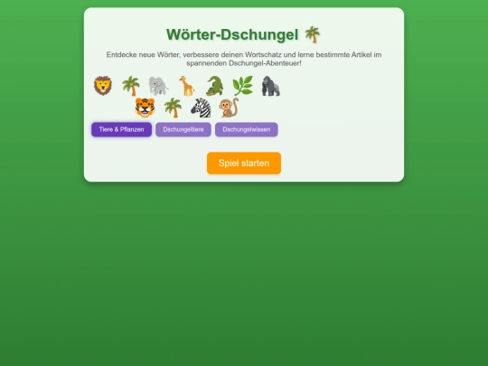 woerter-dschungel screenshot