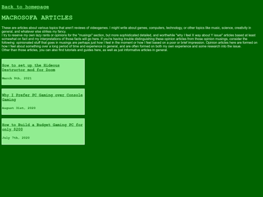 articles screenshot