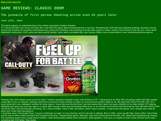 game_reviews/doom screenshot
