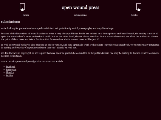 submissions screenshot