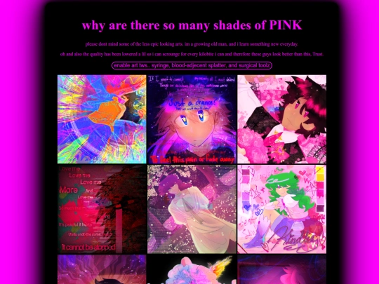 artandocspage/pink screenshot
