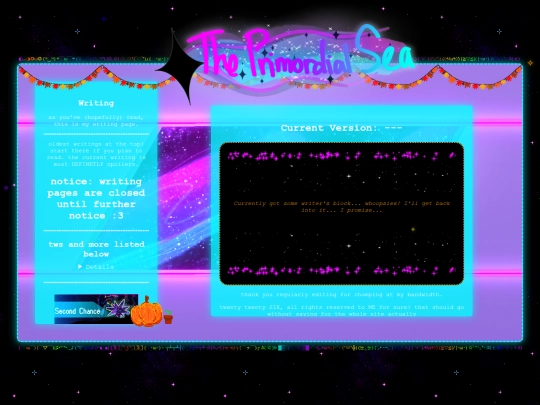 writing screenshot