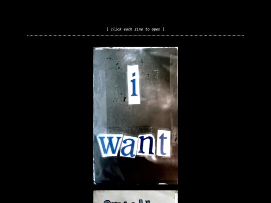 zines screenshot