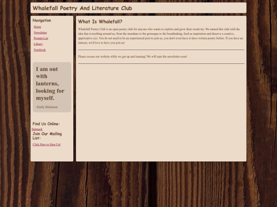 index screenshot