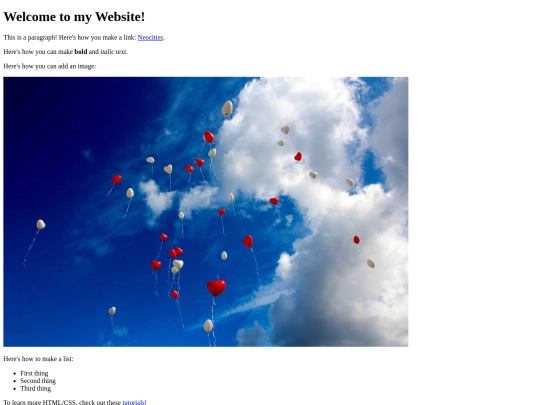 example screenshot