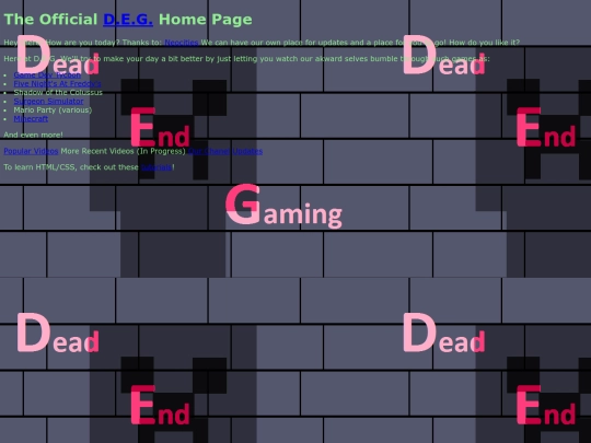 D.E.G.Home screenshot