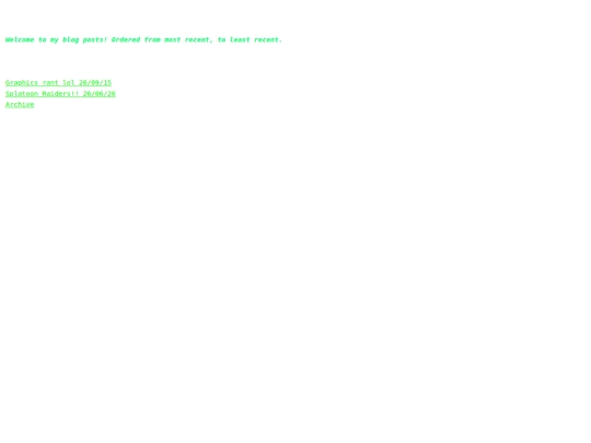 main/blog screenshot