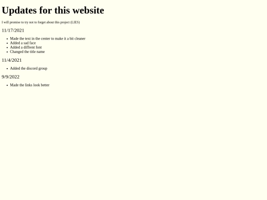 Updates screenshot