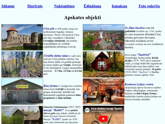 apskatesobjekti screenshot
