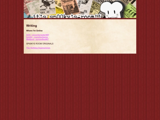 writing screenshot