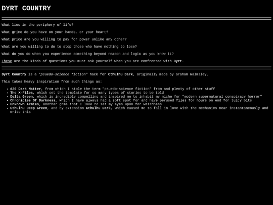 dyrtcountry screenshot