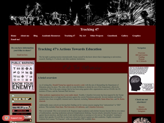 trackers/education screenshot