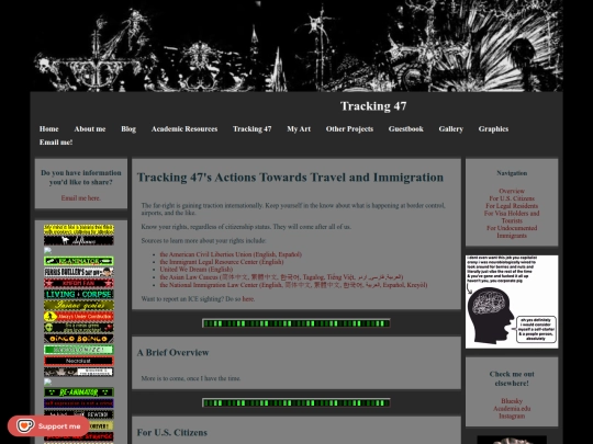 trackers/travandimmigration screenshot