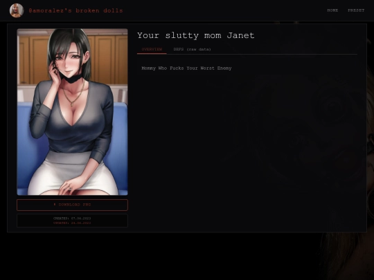 char/janet screenshot
