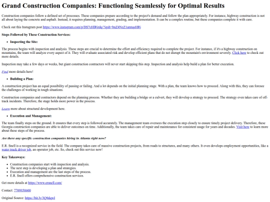 GrandConstructionCompaniesFunctioningSeamlesslyforOptimalResults screenshot