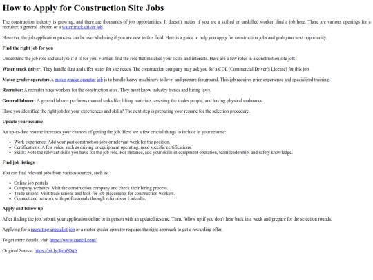 HowtoApplyforConstructionSiteJobs screenshot