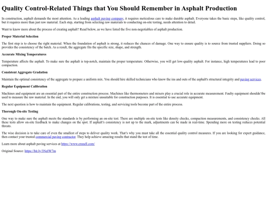 QualityControl-RelatedThingsthatYouShouldRememberinAsphaltProduction screenshot