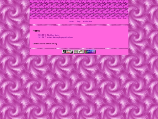 blog screenshot