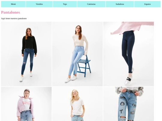 pantalones screenshot