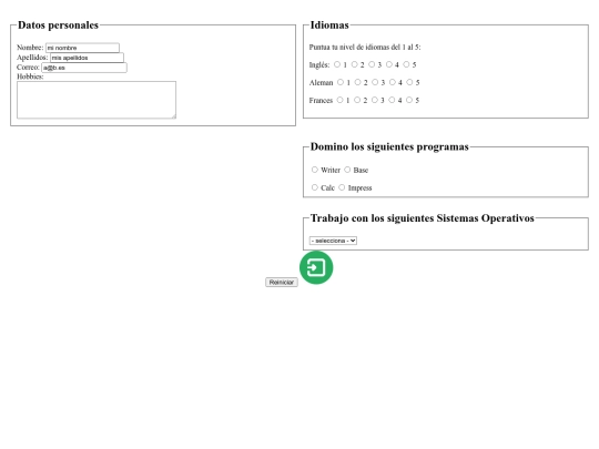 Formularios screenshot