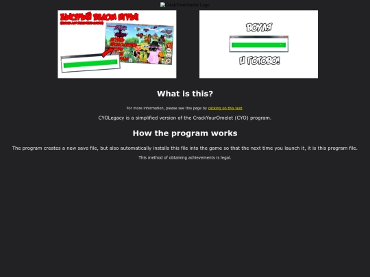 CYOLegacy screenshot