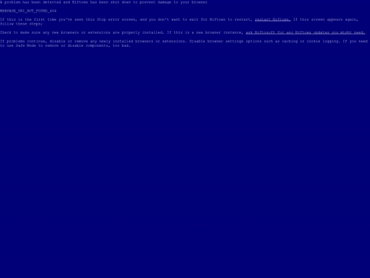 not_found screenshot