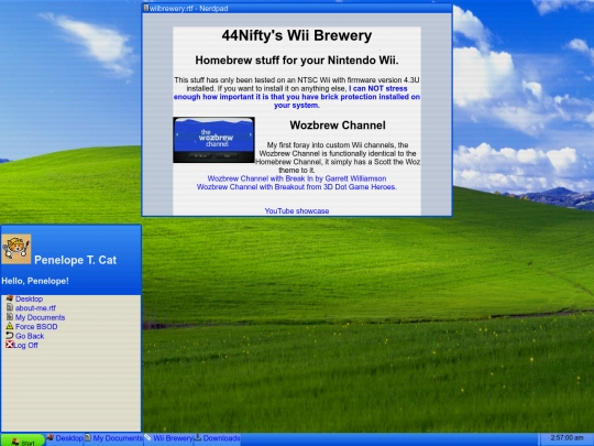wiistuff screenshot