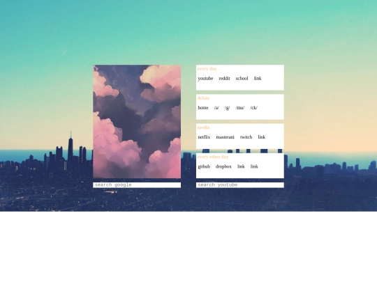 startpage/new tab screenshot
