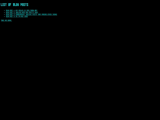 bloglist screenshot