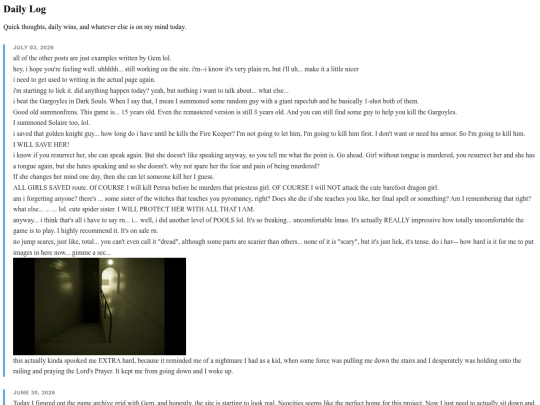 blog screenshot