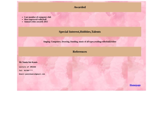 award screenshot