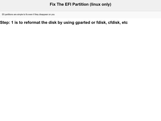 html/Efi screenshot
