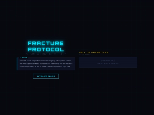 FRACTURE PROTOCOL screenshot