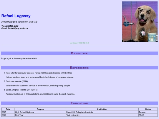 Sources/CV screenshot