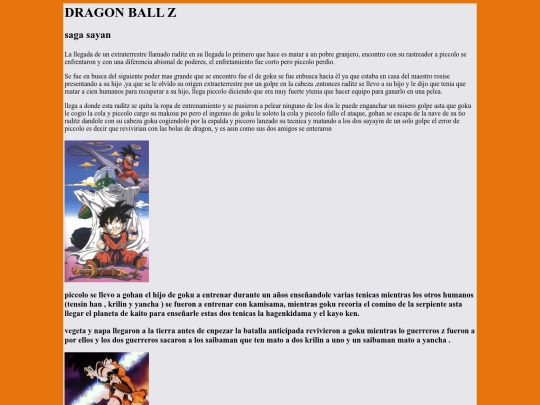 Dragon ball z screenshot