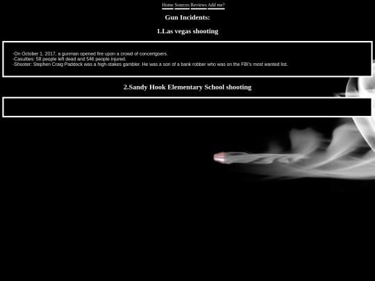 Incidents screenshot