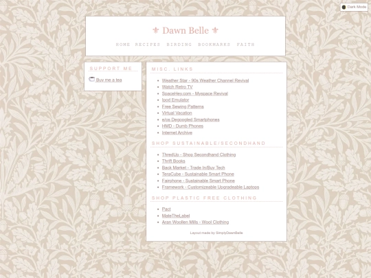 bookmarks screenshot