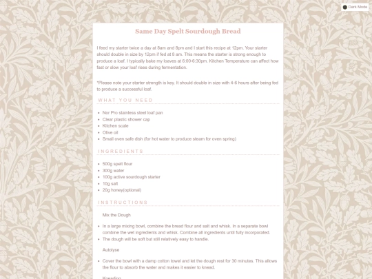 recipes/SpeltSourdough screenshot
