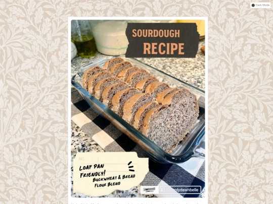 recipes/buckwheatsourdough screenshot